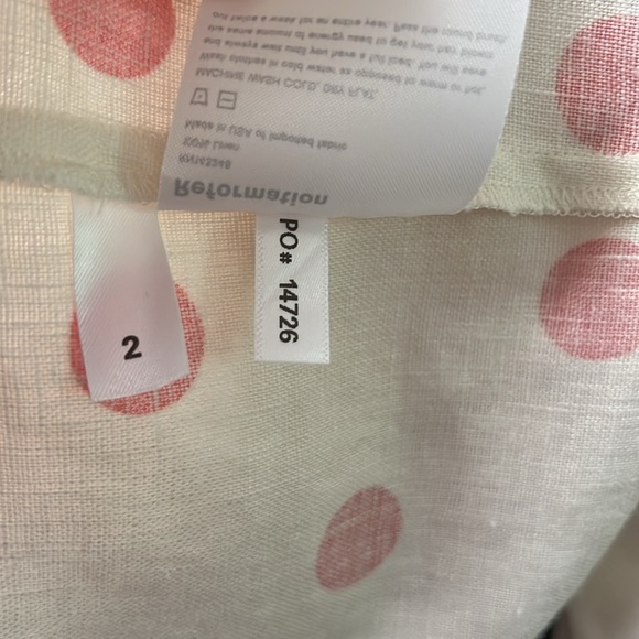 🍯 Reformation Turnip Dress, Color Andie - Size 2 🍯 - Picture 8 of 11